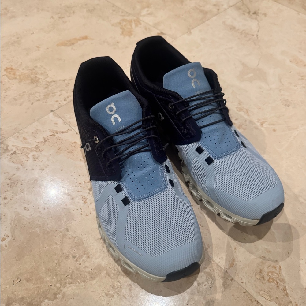 Mens light blue sneakers